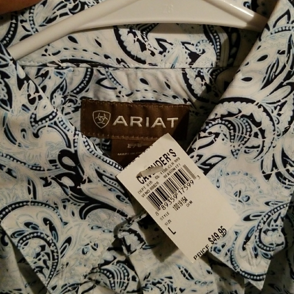 Long sleeve Ariat shirt