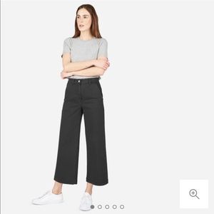 Wide leg Everlane crop pants