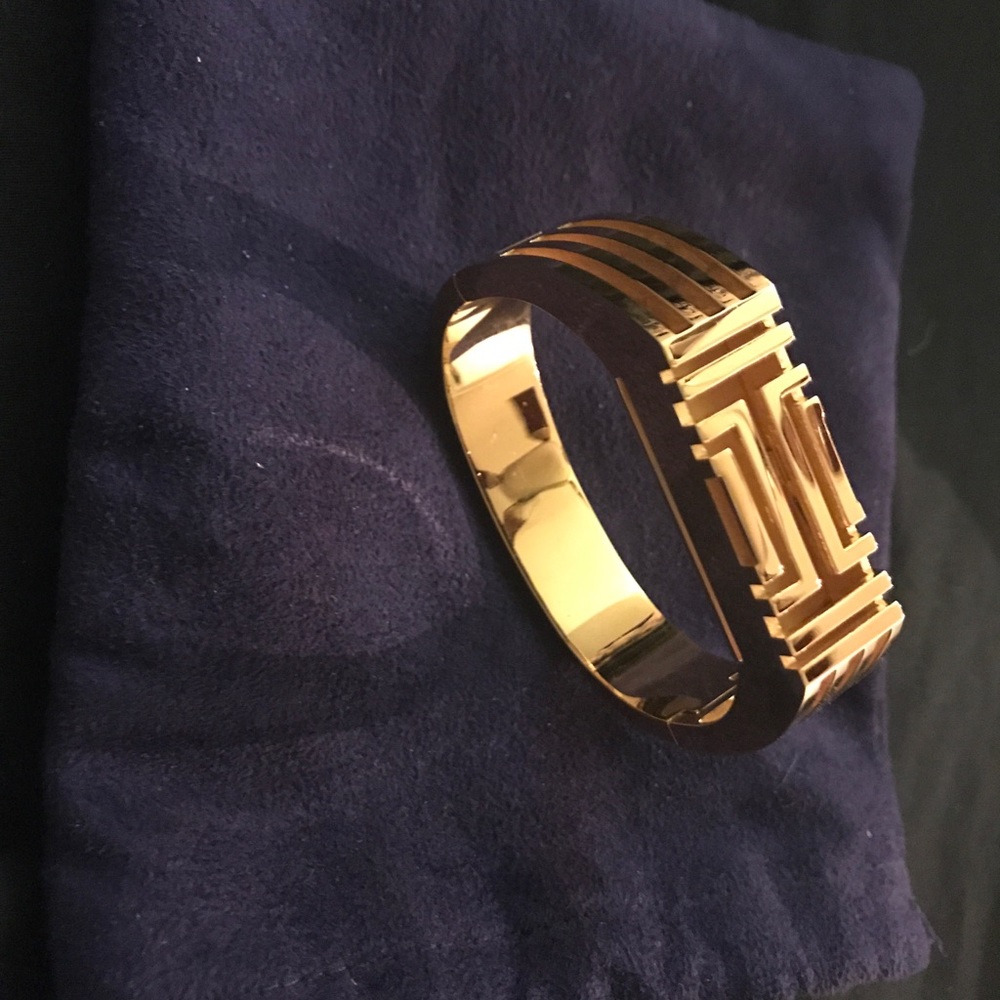 Tory Burch FitBit bracelet.