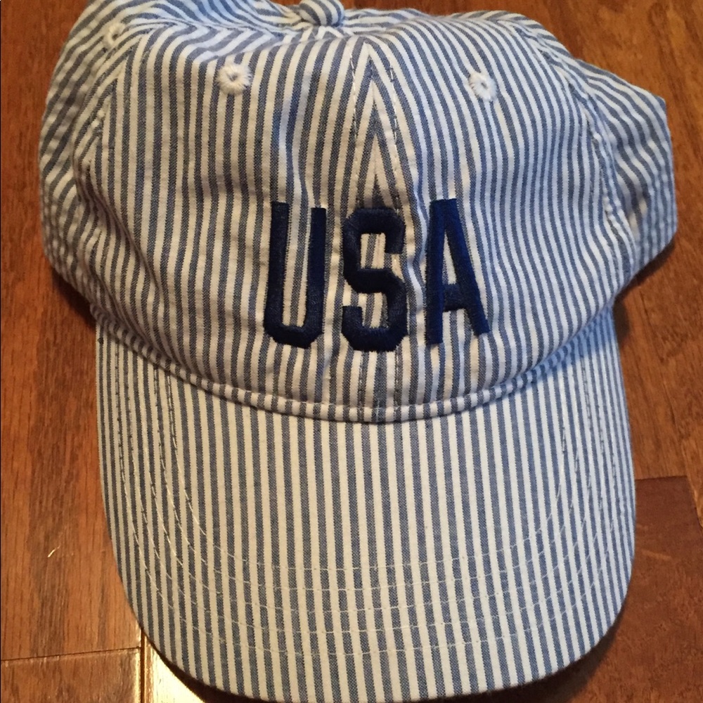 USA Women's Seersucker Hat