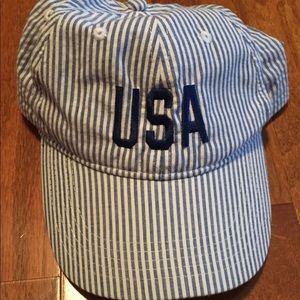 USA Women's Seersucker Hat