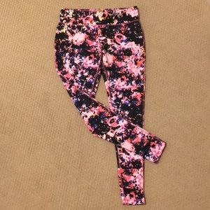 Floral workout leggings