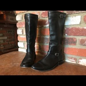Frye Black Real Leather Boots