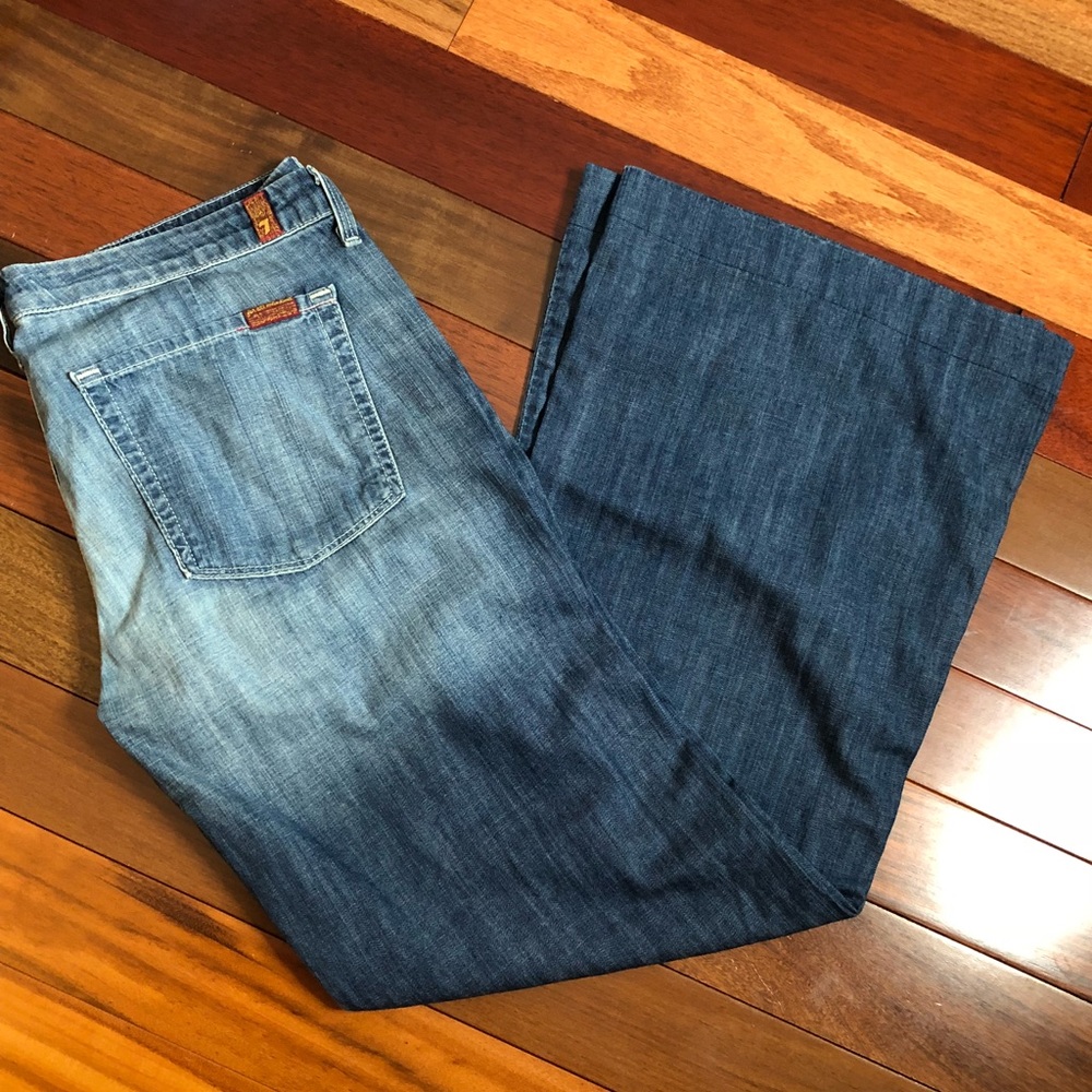 Seven for All Mankind Wide-Legged Jeans (31)