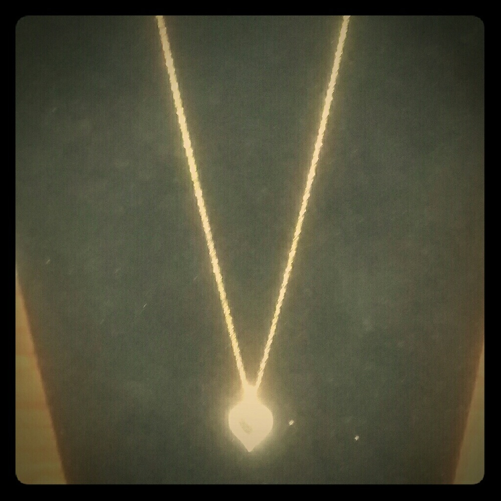 Diamond heart necklace