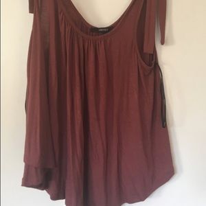 Brown dressy top, from forever 21.