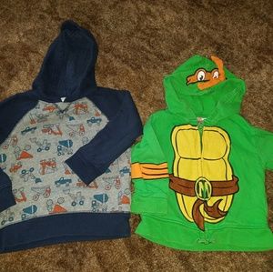 Lot of 2 size 2t swearshirts