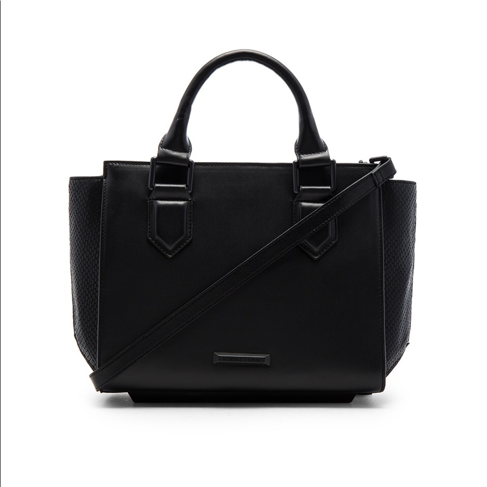 Kendall + Kylie Medium Black Brook Satchel