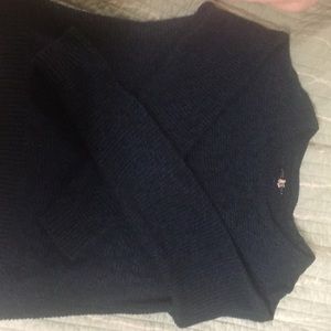 Navy Blue Waffle Knit Aeropostale Sweater