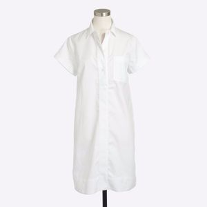 J.Crew white shirtdress