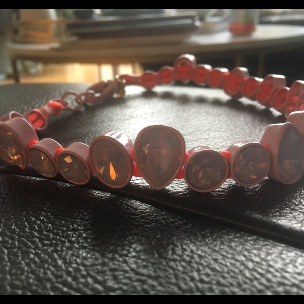 Stunning JCrew pink irredentist necklace