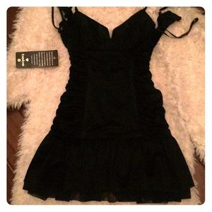 Black mini very sexy party dress
