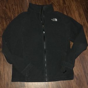 BOYS north face fleece zip up