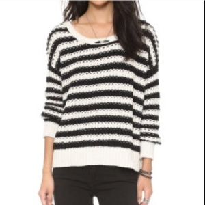 Free people striped knit sweater