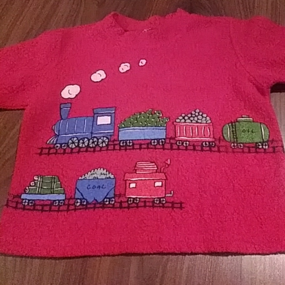Mulberry Bush Boy Pullover Red Fleece