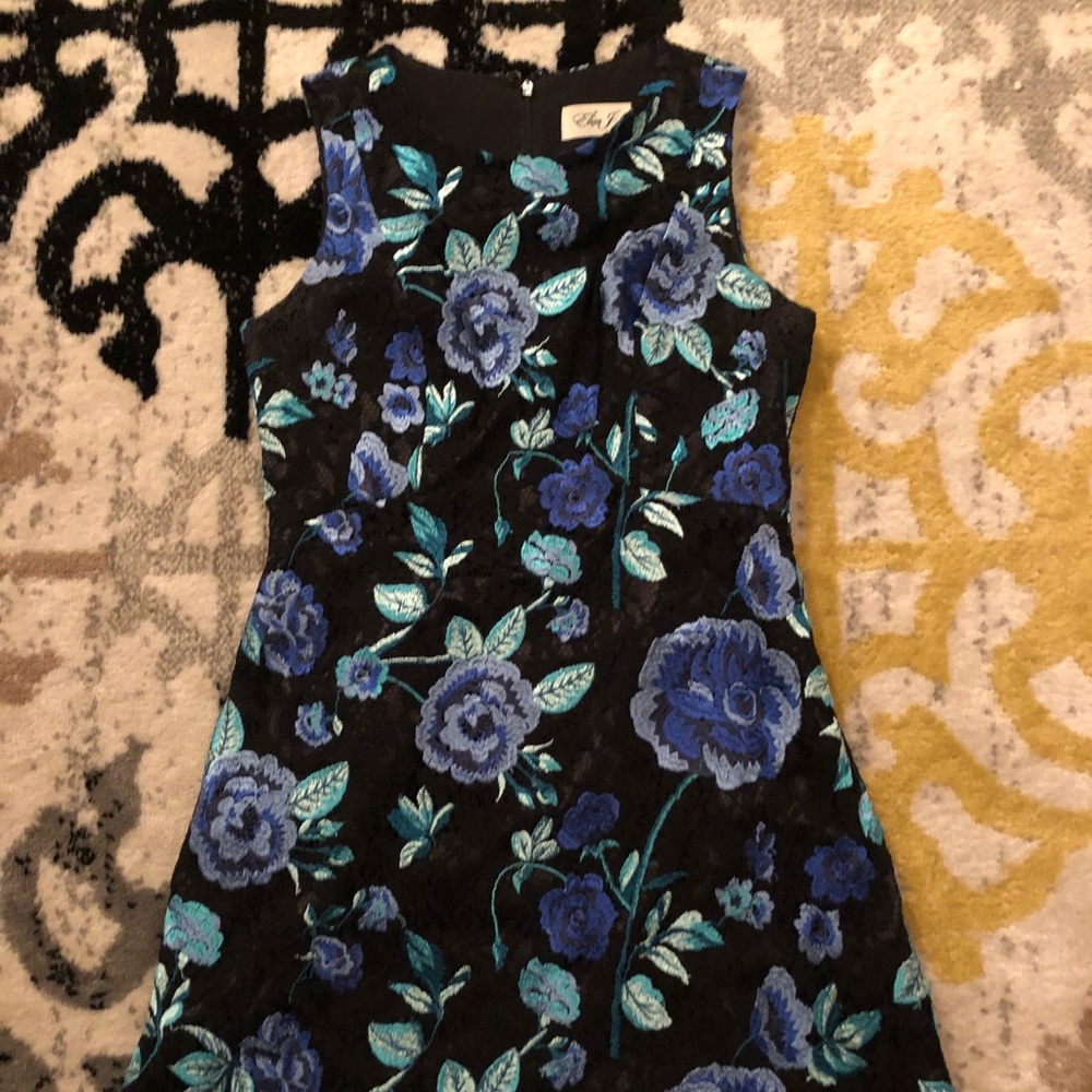 Floral embroidered dress