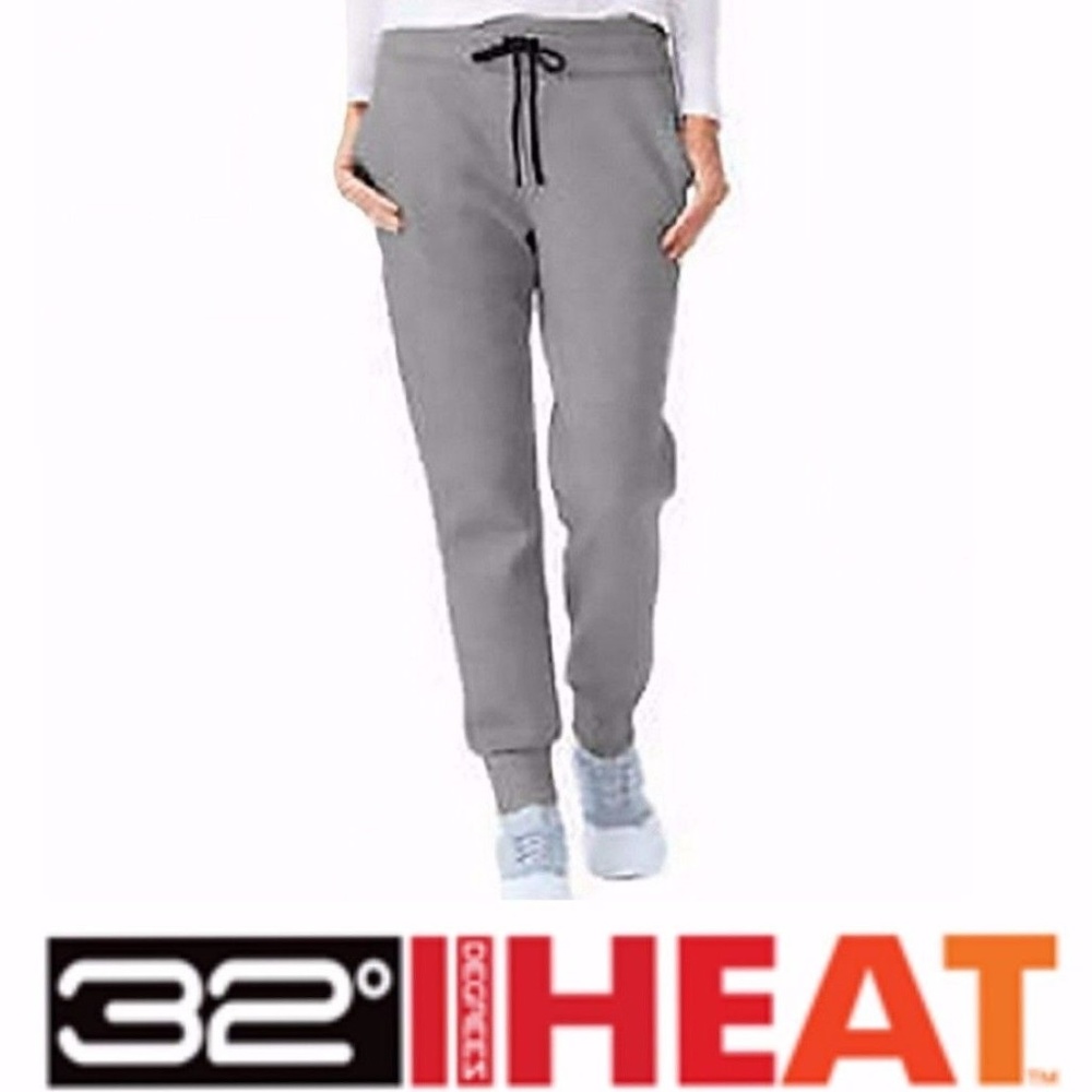 32 Degrees Heat Super Soft Athletic Jogger Fleece