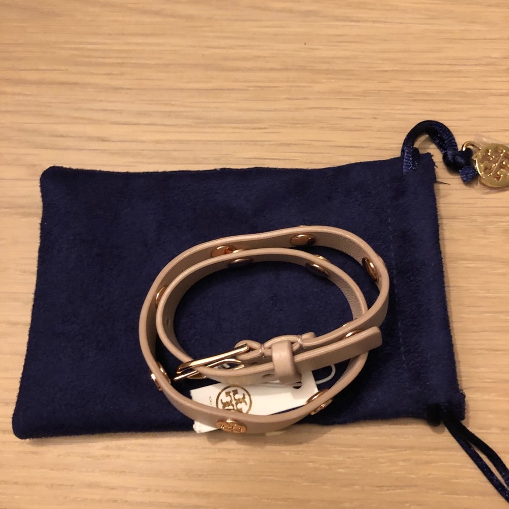 Tory Burch Double Wrap Logo Bracelet
