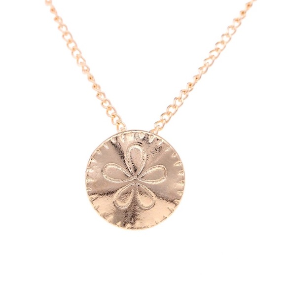 OFFER! 5⭐️ Rated! Sand Dollar Pendant Necklace - Picture 2 of 3