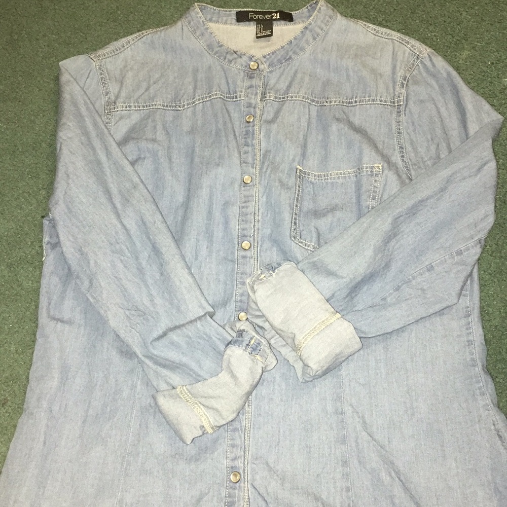Forever 21 denim shirt