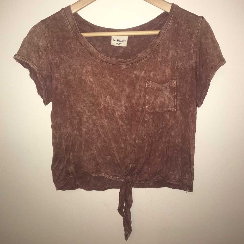 LA Hearts Crop Top