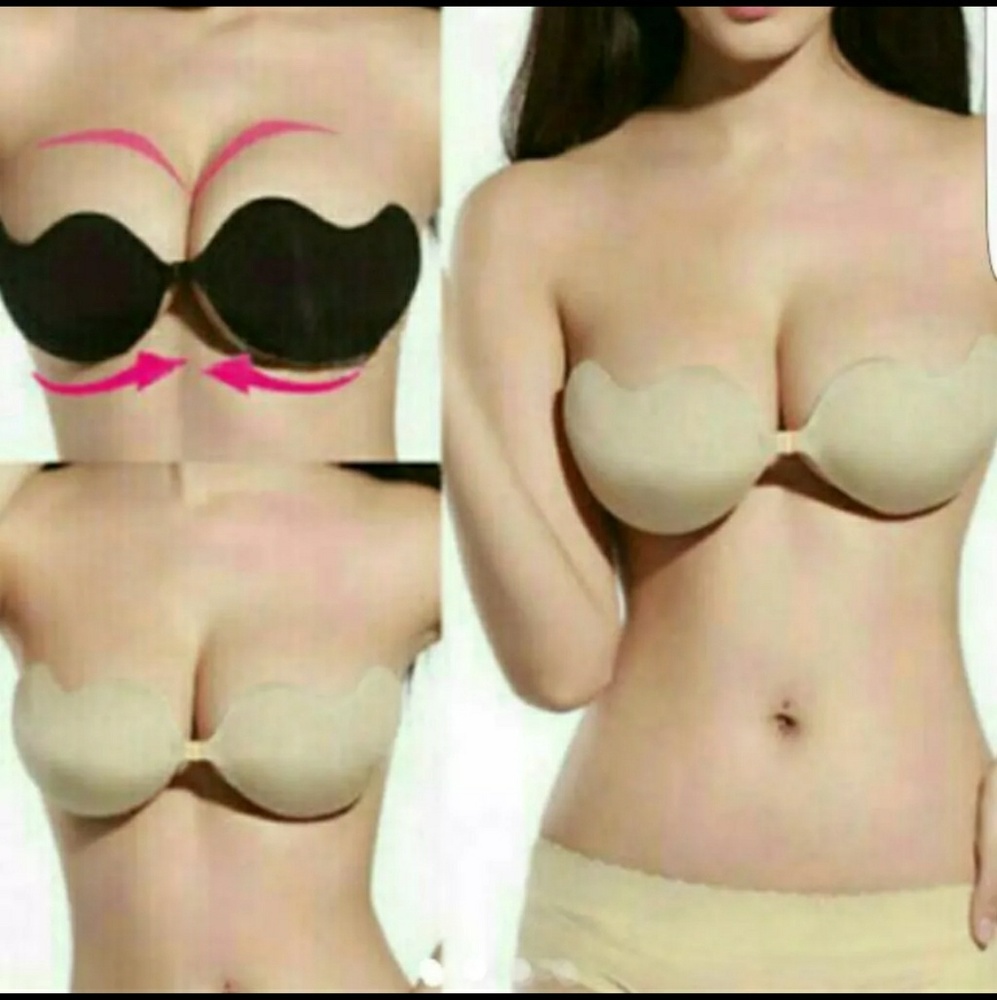 New Nude Self Adhesive Adjustable Backless Bra OS