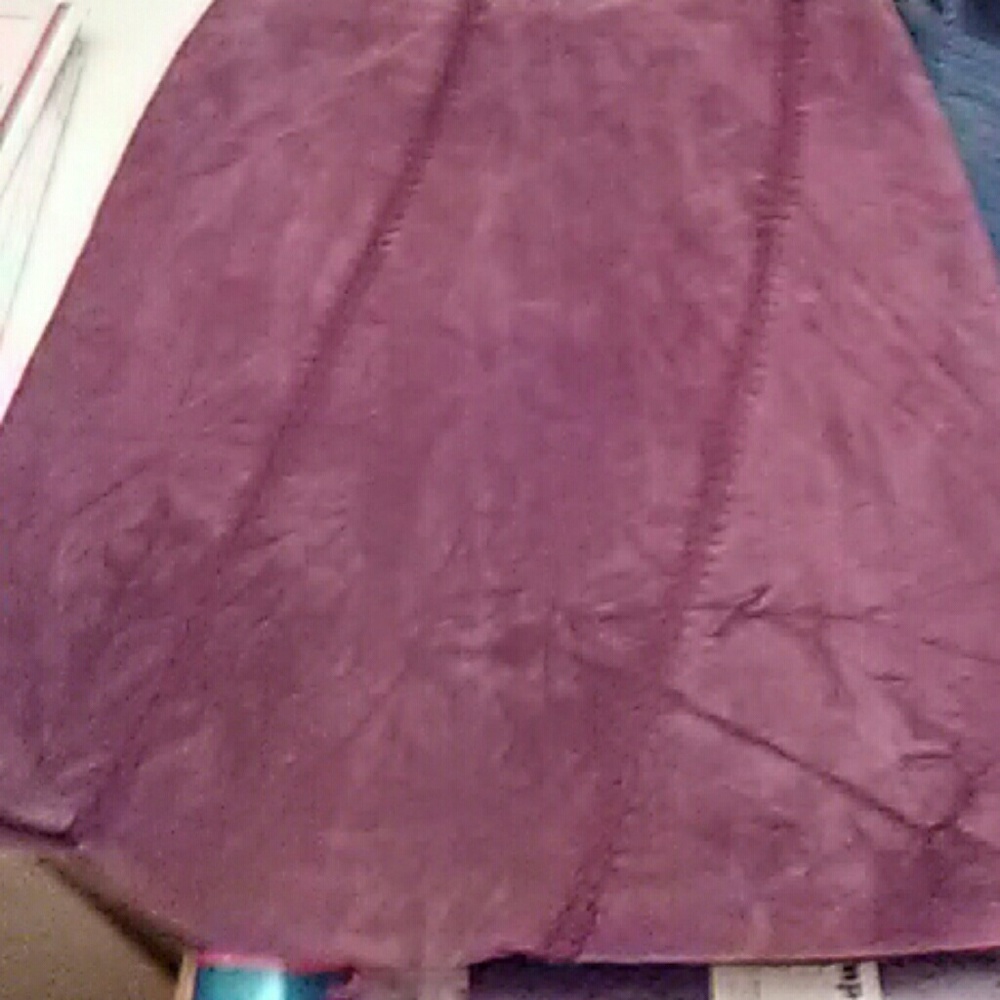 Leather skirt