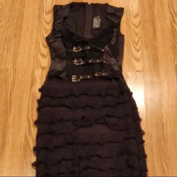SOLD 🔥Vintage lip service gothic dress 90s goth - Picture 4 of 5