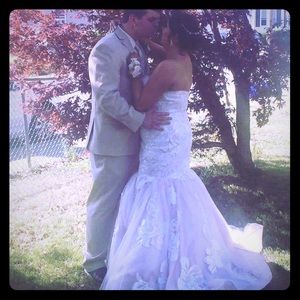 SIZE 12 PROM / WEDDING DRESS worn 1x