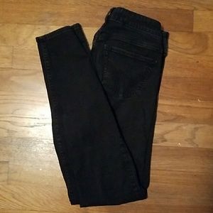 Black Hollister jeggings