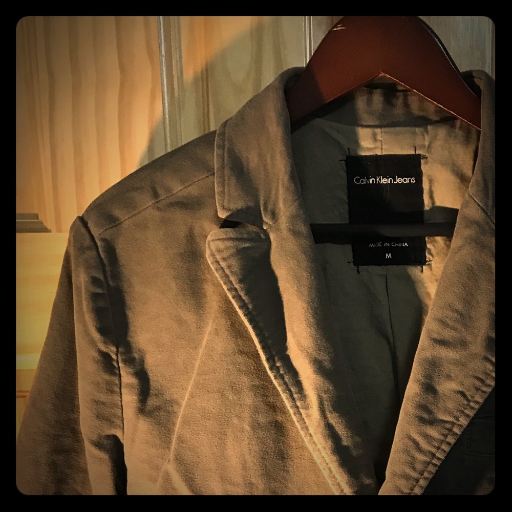 Calvin Klein’s brown sport coat