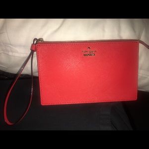 Kate Spade red wristlet