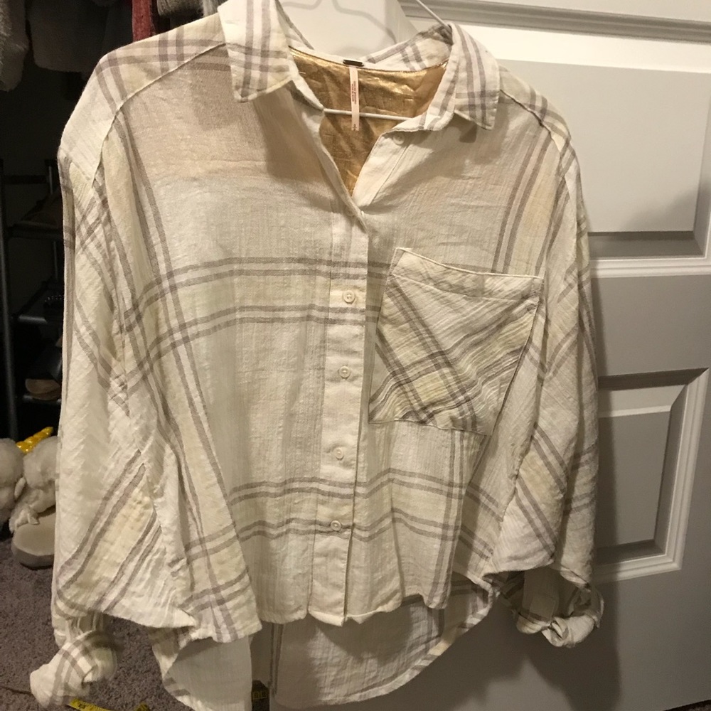 Free People button down