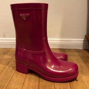 BRAND NEW PRADA RAIN BOOTS