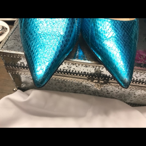 ❌❌SOLD❌❌Jimmy Choo Metallic Mermaid Anouk Pumps - Picture 8 of 8