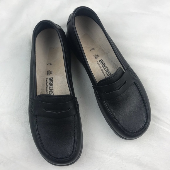 Birkenstock Shoes - ❤️SOLD❤️ BIRKENSTOCK Saitama Penny Loafer Black 37
