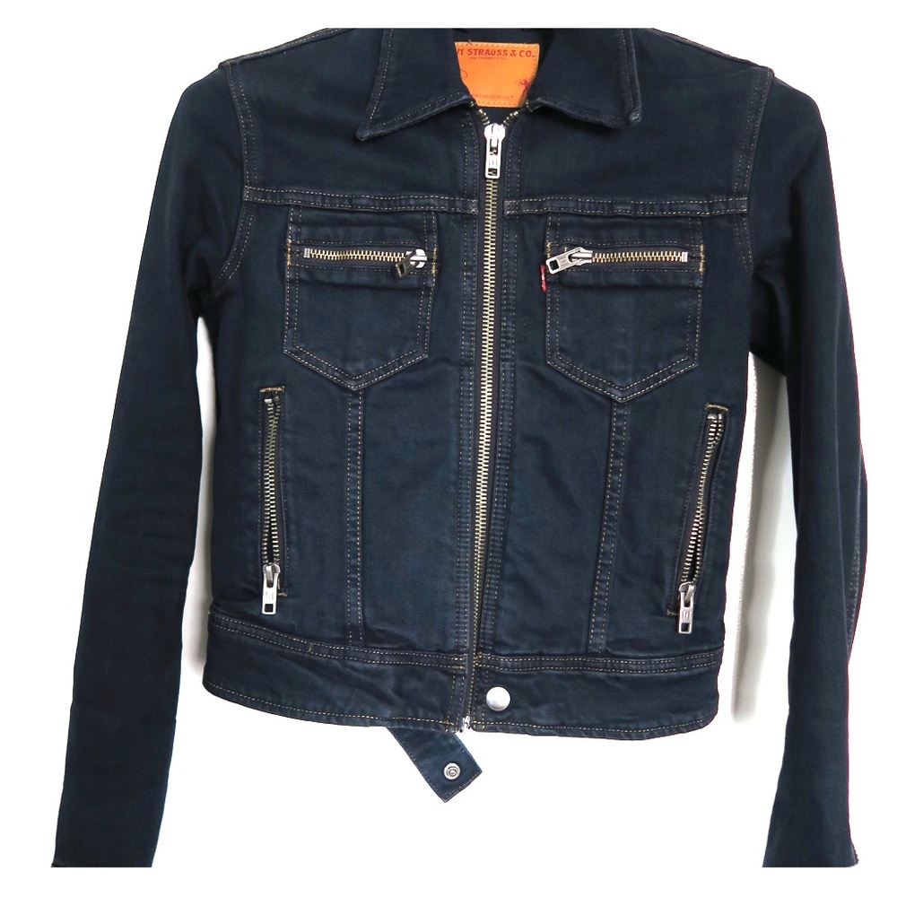 Dark Blue Levi’s Denim Jacket