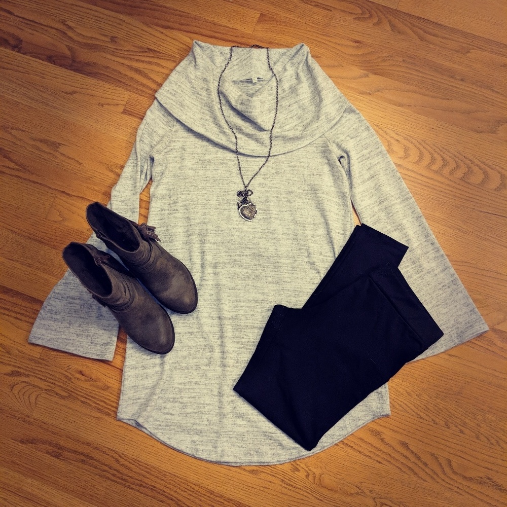 Cowl neck tunic/dress