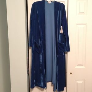 Lularoe Blue VELVET Sarah L🦄🦄🦄