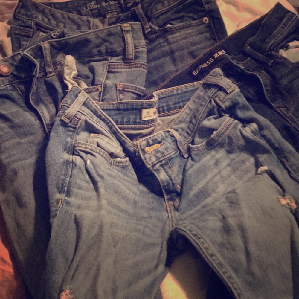 4 pairs of jeans!