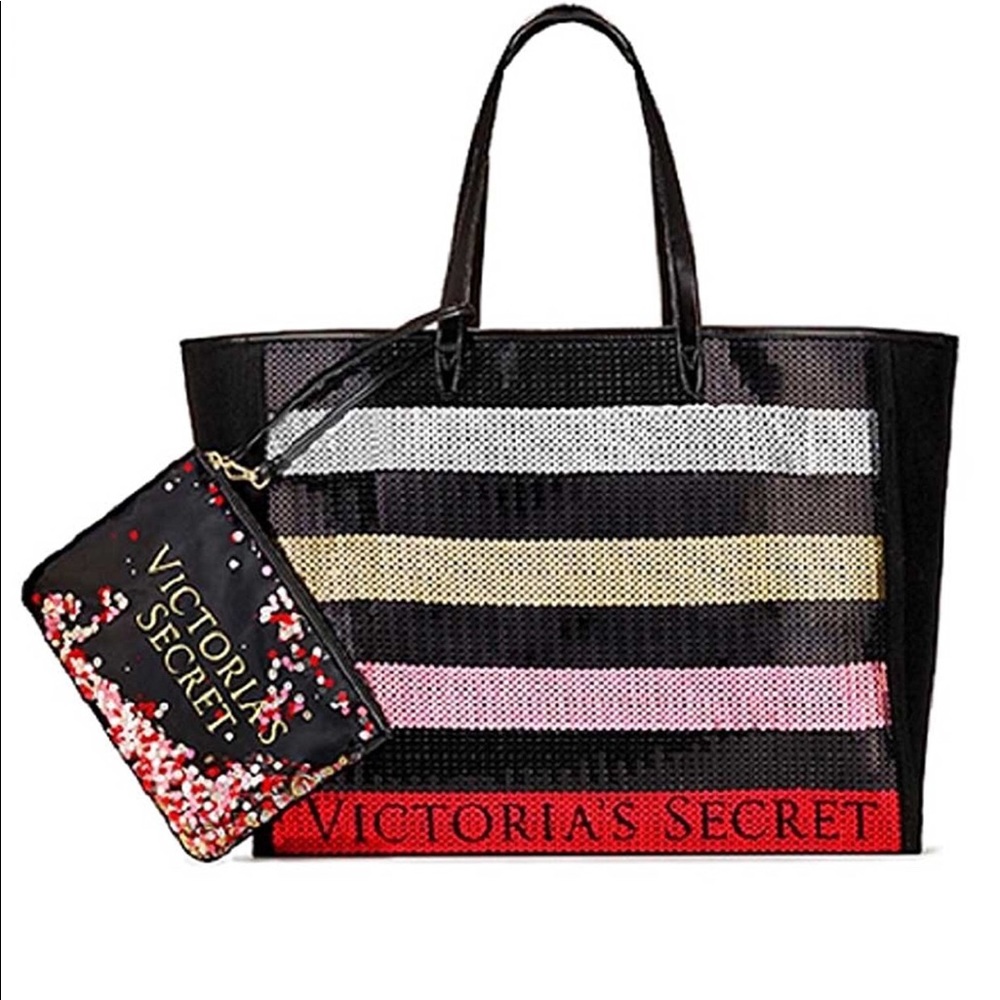 Victoria Secret Bling Tote bag with pouch
