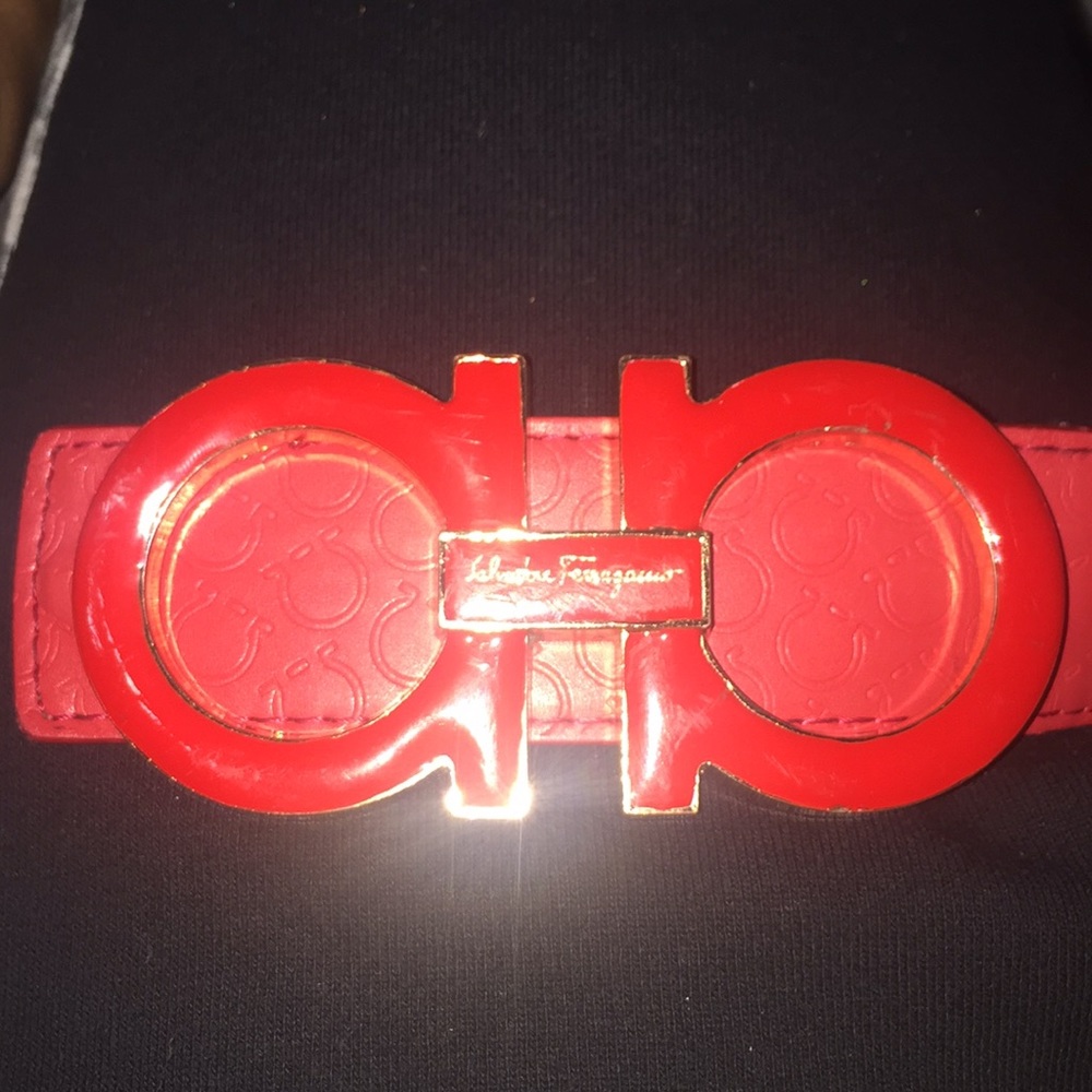 Salvatore Ferragamo reversible Red/Brown belt