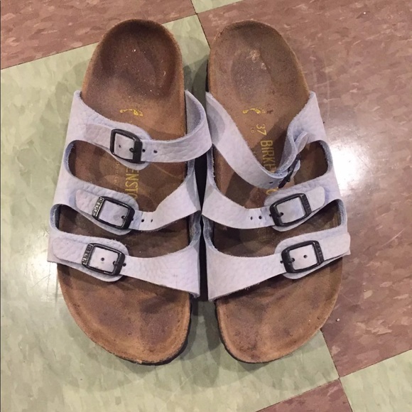 Birkenstock Shoes - Birkenstock Florida rare light blue 7 7.5 sandals