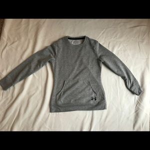 Under Armour, gray sweatshirt, used
