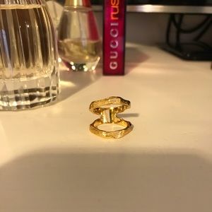 Gold statement ring