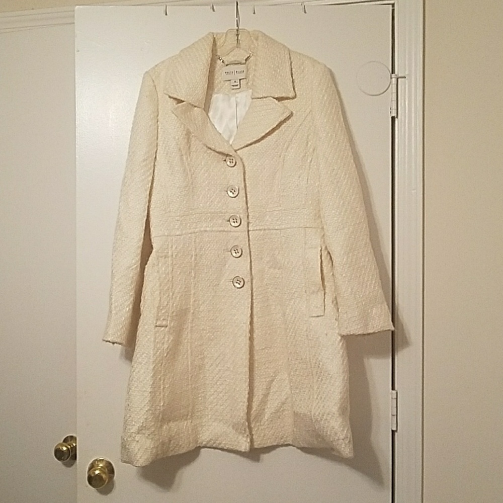 New WHBM Pea Coat sz 10