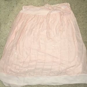Pink skirt