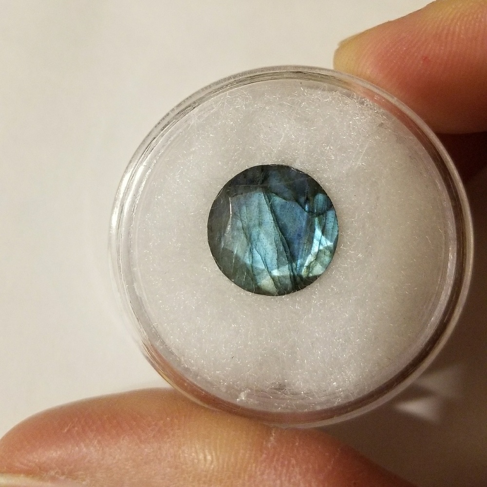 Faceted Labradorite Gemstone
