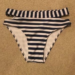 Striped bikini bottom