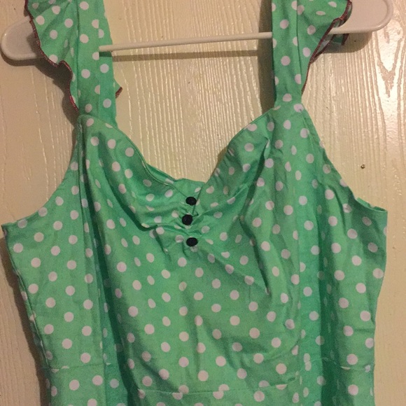 Vintage inspired polka dot dress - Picture 2 of 2